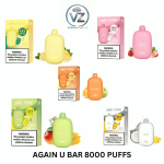 AGAIN U BAR 8000 PUFFS DISPOSABLE VAPE