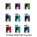 Al Fakher Crown Bar 8000 Puffs Best Disposable 5mg DTL