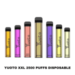 YUOTO DISPOSABLE VAPE XXL 2500 PUFFS