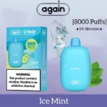 AGAIN U BAR 8000 PUFFS