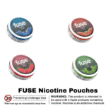 Open Fuse Nicotine Pouches showing individual pouches inside