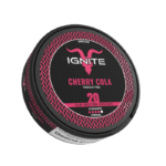 IGNITE Nicotine Pouches arranged by flavor on flat surface