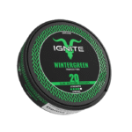 Close-up of IGNITE Nicotine Pouches in premium packaging