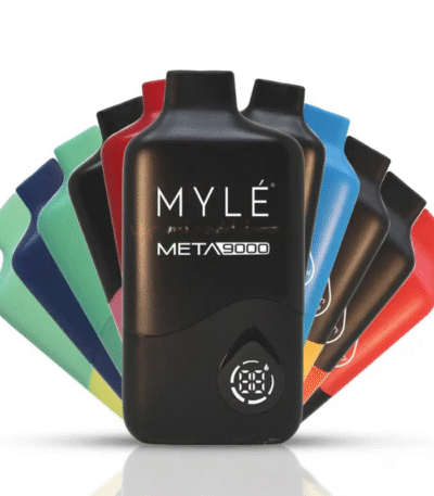 myle meta 9000 puff long lasting disposable vape 5%