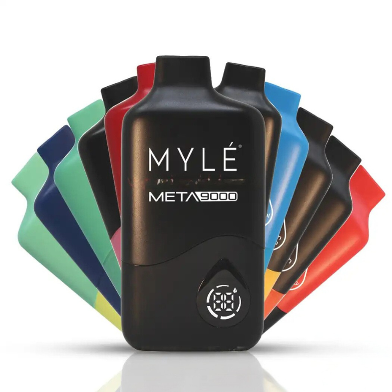 myle meta 9000 puff long lasting disposable vape 5%