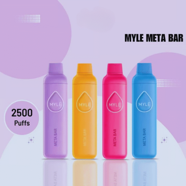 Portable Myle Meta Bar Vape – 2500 Puff Nicotine Device