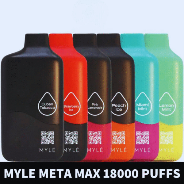 Nic Salt Disposable Vape Myle Meta Max 18000 Puffs
