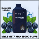 High-capacity Myle Meta Max Vape 18000 Puff Pen