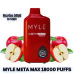 High-capacity Myle Meta Max Vape 18000 Puff Pen