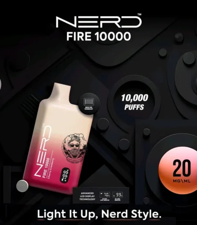 Nerd Fire disposable vape Dubai 10000 puffs