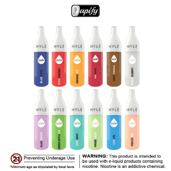 Myle Drip Long-lasting Disposable Vape Pen 2600 Puffs