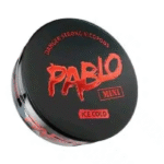 Open New PABLO Nicotine Pouches tin showing inside contents