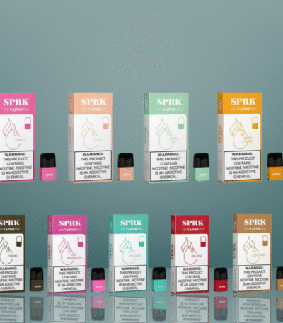 sprk vapor prefilled vape pods for myle v4 system