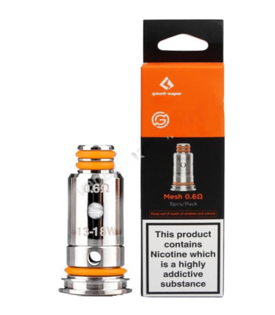 GEEKVAPE G Series Coil 0.6ohm, 0.8ohm, 1.0ohm 1.2ST ohm, 1.8ohm Replacement Coils in Dubai, UAE – 5 Pieces Per Pack.png