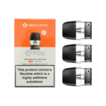 geekvape q pods 0.6ohm 2ml refillable cartridges