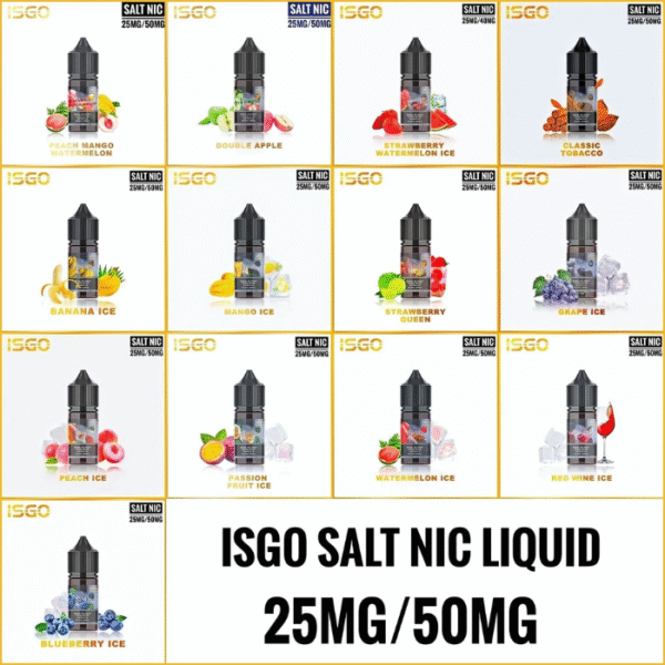 ISGO SALTNIC 30ML E-liquid in Dubai.png
