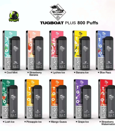 tugboat plus vape 800 puffs nic salt disposable