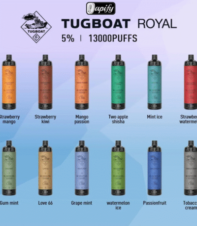tugboat royal 13000 puffs disposable vape 50mg nicotine