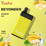 compact yuoto beyonder 7000 puff rechargeable vape