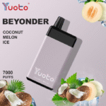 compact yuoto beyonder 7000 puff rechargeable vape