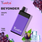 yuoto beyonder high puff count disposable vape pen 7000