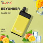 yuoto beyonder 5% nic salt disposable vape 7000 puffs