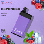 yuoto beyonder high puff count disposable vape pen 7000