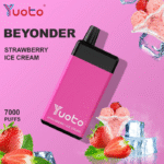yuoto beyonder 7000 puffs disposable vape device 5% nicotine