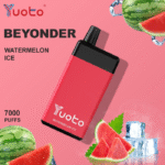 yuoto beyonder 7000 puffs disposable vape device 5% nicotine