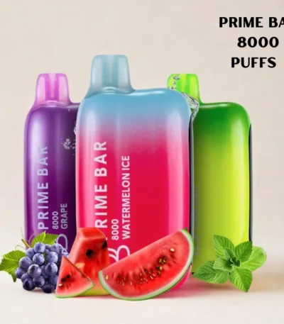 Prime Bar 8000 Puffs 50mg Disposable Vape in Dubai, UAE