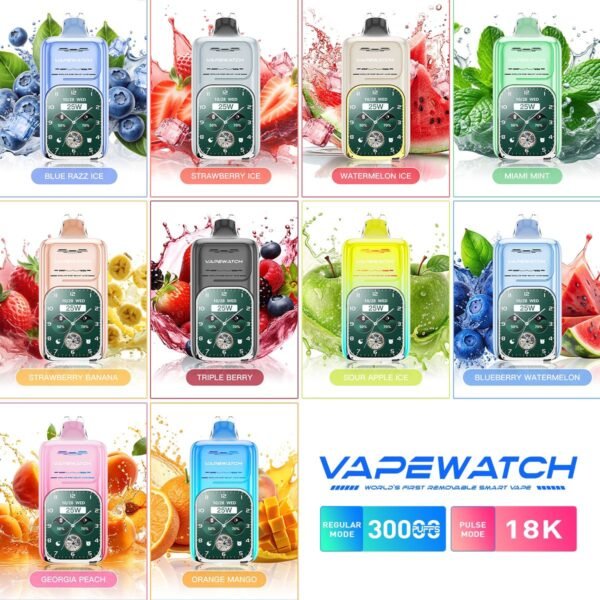 JNR Vape Watch 30000 30K Puffs Original Smart Disposable Vape