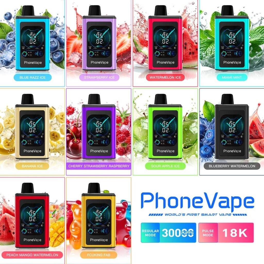 JNR Phone Vape 30000 Puffs 18 000 i Pulse Mode in Dubai