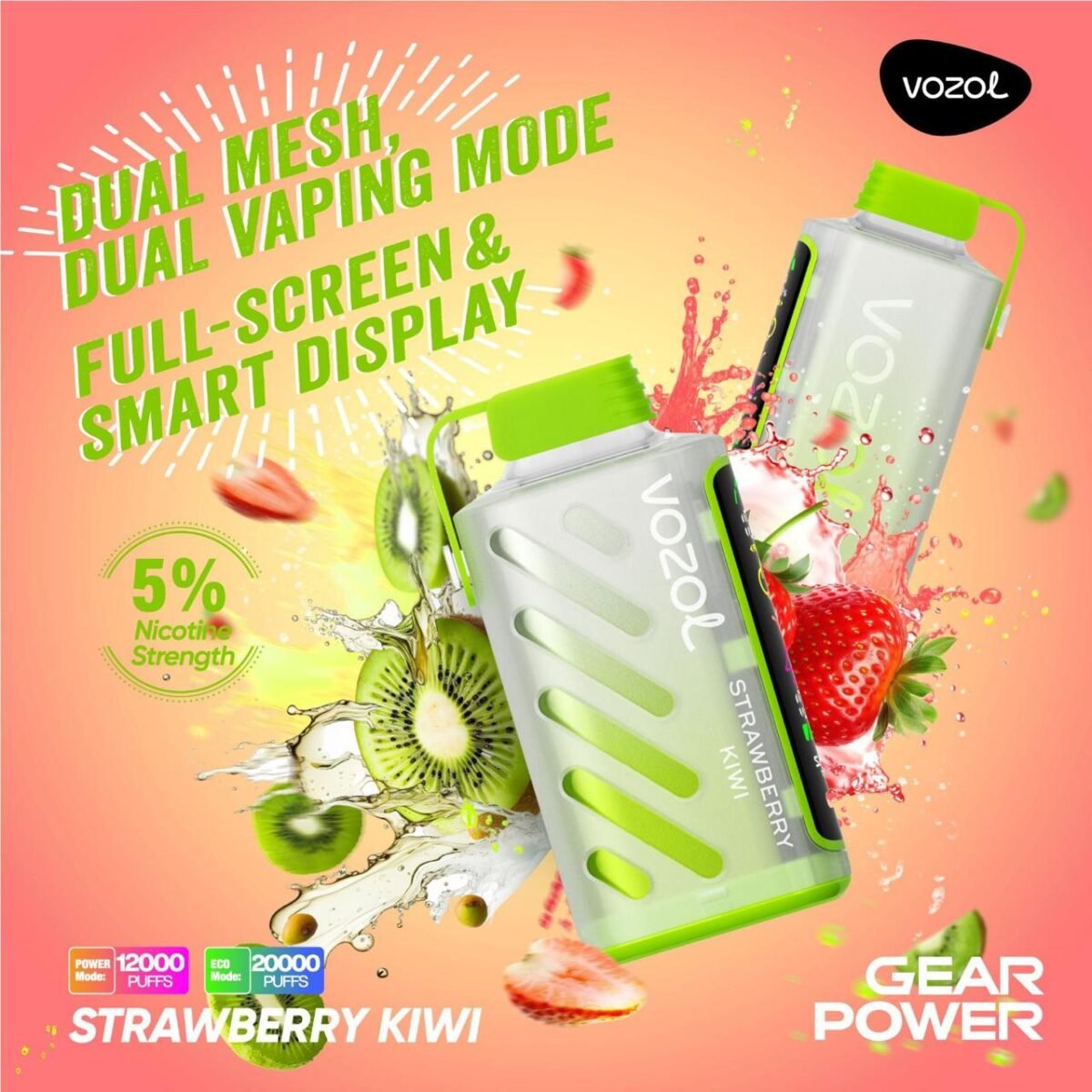 VOZOL Gear Power 20000 Puffs