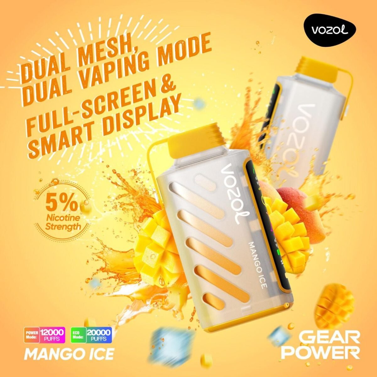VOZOL Gear Power 20000 Puffs