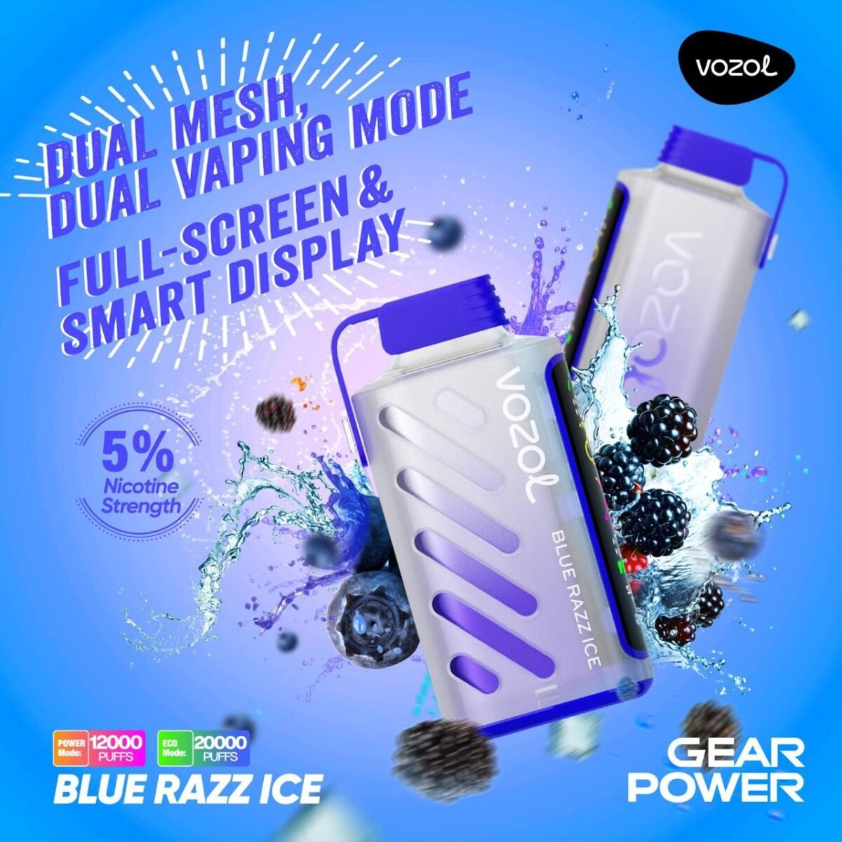 VOZOL Gear Power 20000 Puffs